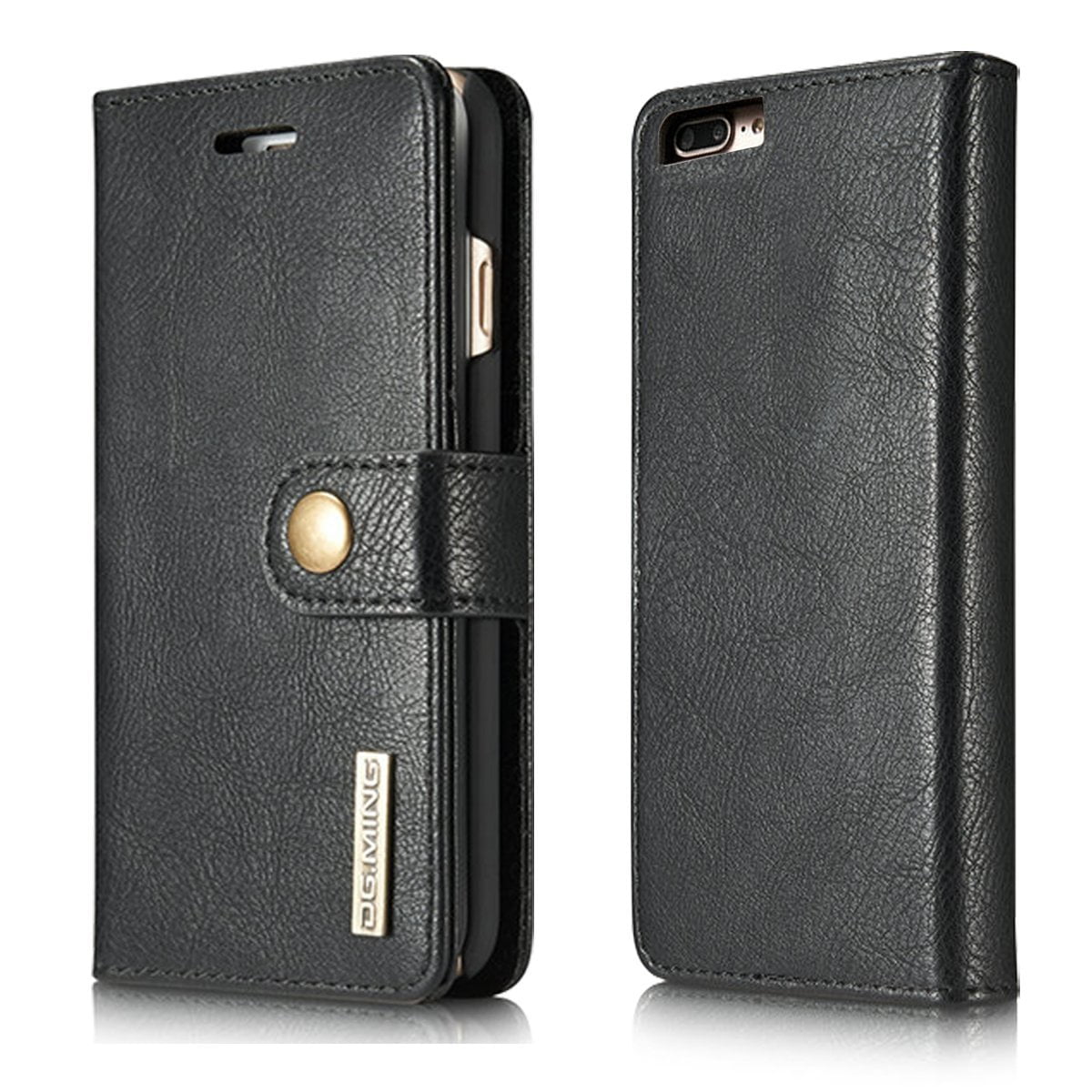 iPhone 7 Plus Wallet Case, Mignova Folio Case with Card Slot and Detachable Hard Case