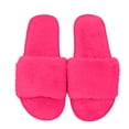 thumbnail image 7 of Fnooota Womens Slide Slippers, Indoor Non Slip Open Toe Soft Sole Fuzzy Slippers Bedroom Shoes Hot Pink Size 5.5-6, 7 of 7