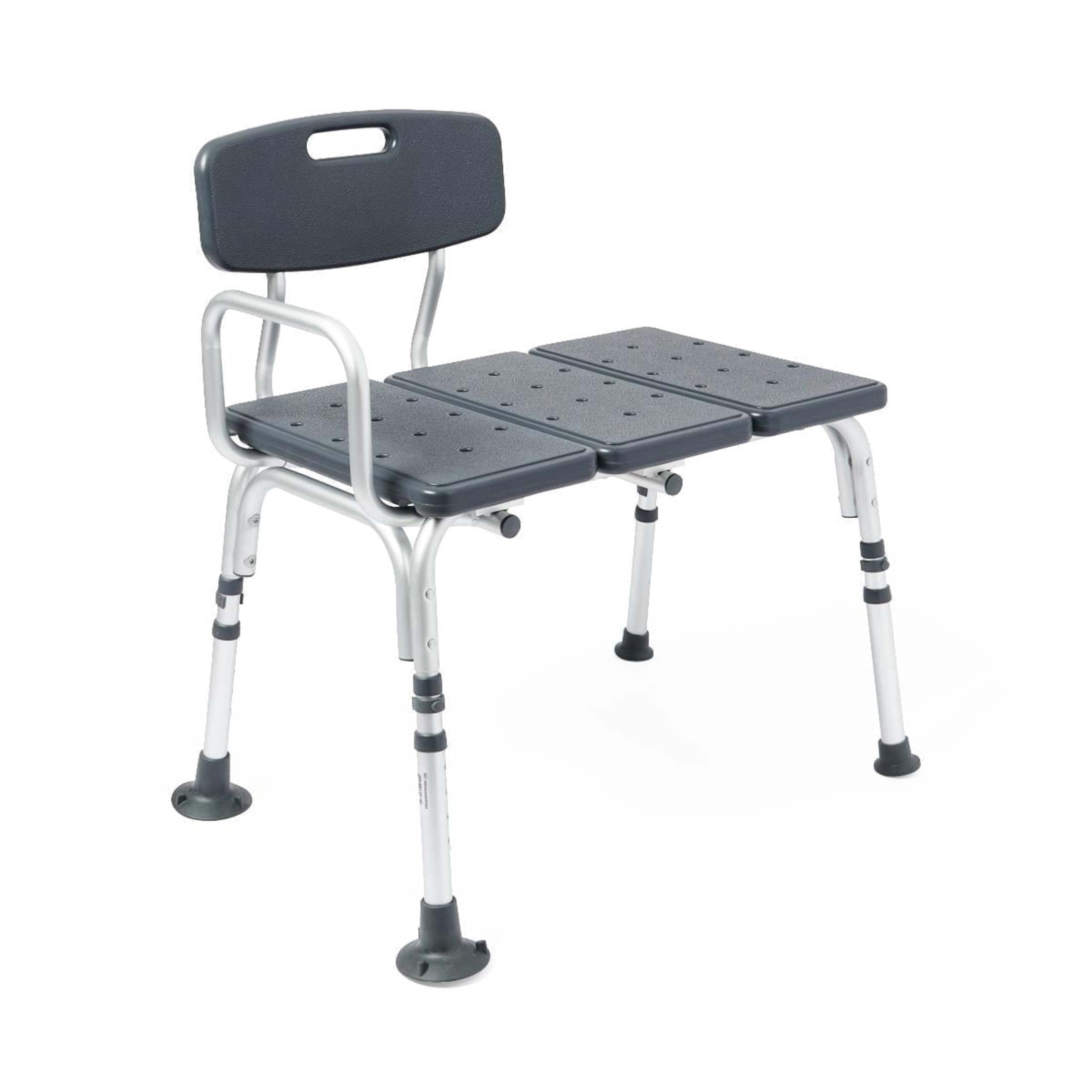 Medline Transfer Bench with Back & Microban®
