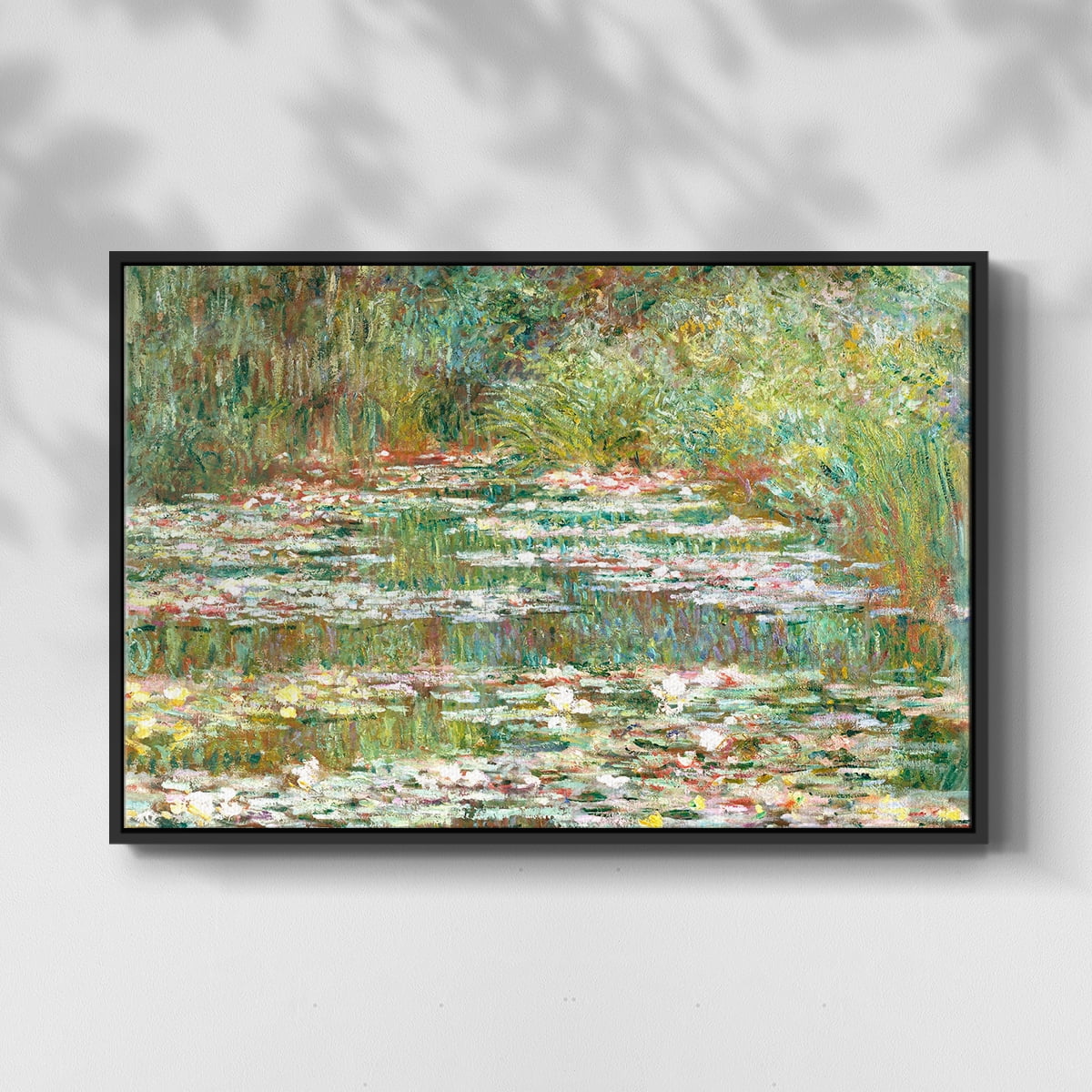Vintage Landscape-CCXLI By Wexford Home Framed in Black Wood Gallery Wrapped Canvas 27 in. x 41 in.