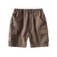 thumbnail image 1 of Odeerbi 3-9 Años Niños Bermudas de Algodón Pantalones Cortos de Verano de Color Sólido Con Bolsillos, 1 of 4