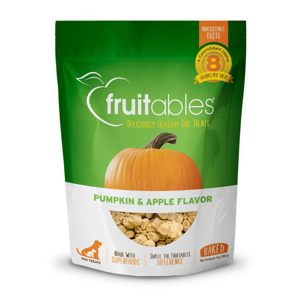 Fruitables Baked Dog Treats, Pumpkin Treats for Dogs, Healthy Low