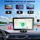 thumbnail image 2 of Pantalla Apple Carplay para automóvil, Carplay inalámbrico de 7" y estéreo para automóvil Android, pantalla táctil portátil con Mirror Link/navegación GPS/AUX/control de voz/Bluetooth para todos los v, 2 of 5