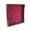 Berry Suede Backing, variant on 12x12 Shadow Box Frame In Brown With A 1 3/4" Usable Depth Includes Light Pink Acid-Free Backing,