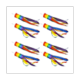 thumbnail image 1 of 8 Pieces Windsock Colorful Hanging Decoration Windsock for Outdoor Hanging, 1 of 8