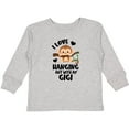 thumbnail image 3 of Inktastic Monkey I Love Hanging out with My Gigi Boys or Girls Long Sleeve Toddler T-Shirt, 3 of 5