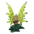 thumbnail image 4 of Ebros Mythical Goddess Green Earth Pixie Dust Fairy Blowing Crystal Bubble Statue 6"Tall Whimsical Tribal Gaia Faerie Fantasy Sculpture, 4 of 6