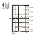 thumbnail image 6 of Condemo 7-Shelf Corner Bookshelf, Modern Industrial Tall Bookcase, 7-Tier Large L-Shaped Storage Shelf Display Rack, Rustic Brown, 6 of 8
