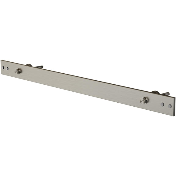 Track Extension Kit, 24 Inches, Satin Nickel by Stone Harbor Hardware