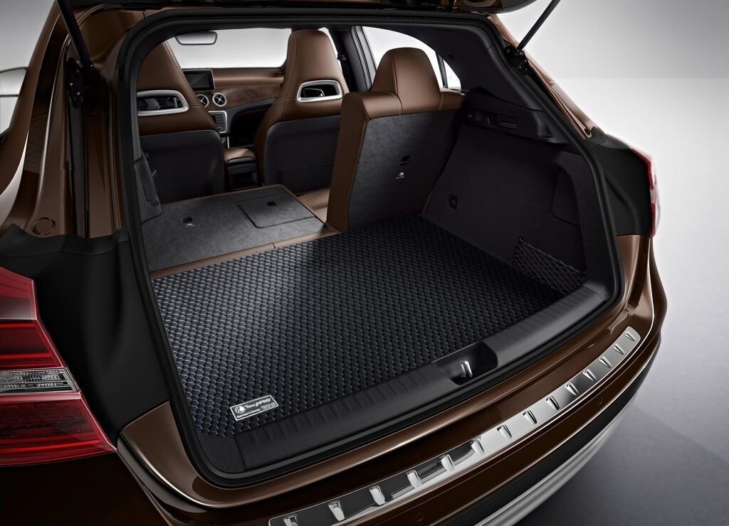 ToughPRO - Trunk Mat Compatible with INFINITI Q50 - All Weather Heavy Duty (Made in USA) - Black Rubber - 2014 - image 3 of 3