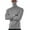 Light Gray, variant on SRZYMJ Men's Athletic Base Layer Shirt High Neck Long Sleeve Solid Color Workout Top for Cold Weather Training and Outdoor Sports Activities