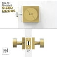 thumbnail image 4 of Mega Handles | Suana Passage Door Knob | Satin Brass, 4 of 4