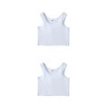 thumbnail image 2 of Minnieouse Chaleco corto para mujer, camisetas sin mangas de verano, ropa interior estirable, sin mangas, sin costuras, jersey transpirable de Type3 NO3, 2 of 6