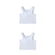 thumbnail image 3 of Chaleco corto Qarigey para mujer Camisetas sin mangas de verano Sujetador Sexy ajustado Blanco/2XL, 3 of 6