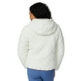 thumbnail image 5 of Free Country Women's Hooded Cirrus Quilted Reversible Jacket Mocha M, 5 of 8