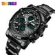 thumbnail image 2 of Reloj de moda Trend Multi-funcional Tres veces Dial grande Hombres de negocios Relojes de acero e SKMEI  Reloj de los hombres, 2 of 7