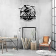 thumbnail image 2 of Craftnamesign Custom Helicopter Mountain Metal Sign LED Light, Helicopter Sign, Helicopter Decor, 2 of 5