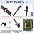 thumbnail image 6 of AEASKIEY Black Flagpole Tangle Free for Outside, Heavy Duty without Bracket for Outdoor, Car, 7ft, 6 of 6