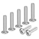 thumbnail image 1 of Uxcell 20-Pack 10-24x7/8 Tornillos de Máquina de Cabeza Plana de Acero Inoxidable 304, Tornillos Completamente Rosados para Muebles Plateados, 1 of 7