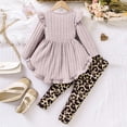 thumbnail image 7 of Linfrsh Toddler Girls Little Girls Fall Clothes Toddler Outfit Girl Sweatshirt Pants Winter Outfit Toddler Girl Outfit for 1t 2t 3t 4t 5t 6t for 5-6 Years, 7 of 7