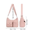 thumbnail image 5 of Deago Crossbody Bag for Women Nylon Waterproof Shoulder Purse Messenger Bag Handbag Multi Pocket Lightweight Pocketbooks, 5 of 9