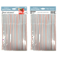 thumbnail image 2 of Evri Flexi Straws Red and Blue 100PK, 2 of 2
