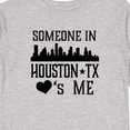 thumbnail image 4 of Inktastic Houston Texas Someone Loves Me Skyline Boys or Girls Long Sleeve Toddler T-Shirt, 4 of 5