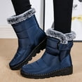 thumbnail image 3 of Ablanczoom Snow Boots Women: Winter Shoes Woman Ankle Outdoors Booties with Warm Faux Fur, 3 of 7