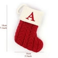 thumbnail image 3 of Christmas Stocking Red Snowflake Custom Letters Christmas Socks Christmas Tree Ornaments Decor Christmas Gift Bags New Year 2023, 3 of 6