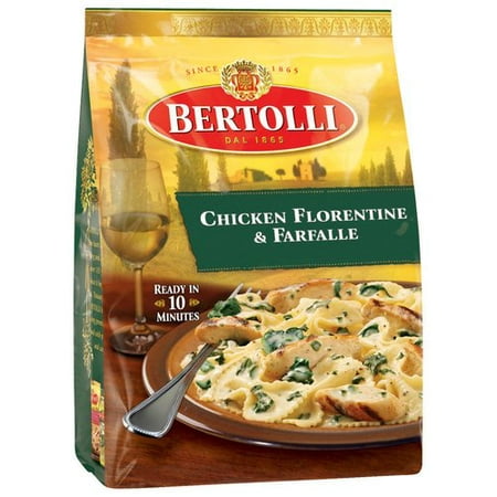 Bertolli Complete Skillet Meal For Two Chicken Florentine & Farfalle ...