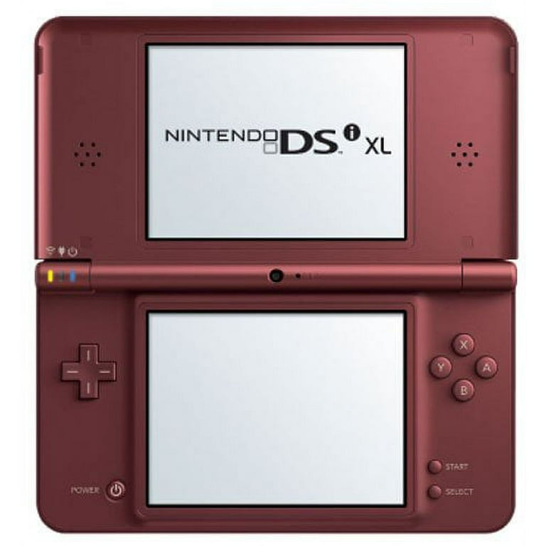 Restored Nintendo DSi XL (Burgundy) Handheld Video Game Console with Stylus  and Charger (Refurbished) 