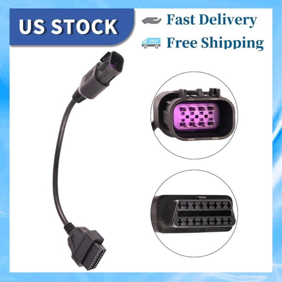 For Polaris ATV Slingshot OBD2 To 8 Pin Diagnostic Adapter