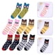 thumbnail image 4 of 5 pares de calcetines de algodón con dibujos animados, calcetines de tubo medio, encantadores calcetines de búho para mujer, 4 of 7