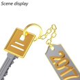 thumbnail image 5 of Stainless Steel S - 20 Pcs Gold Round Split S For Keychains - Metal Keychain Rings, 5 of 5