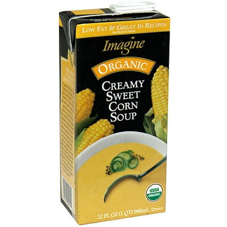 Imagine Foods Natural Creations Creamy Corn & Lemongrass Soup, 32 oz (Pack of 12)