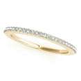 thumbnail image 1 of Aonejewelry 0.14 Carat Diamond Wedding Band In 14K Solid Yellow Gold, 1 of 2