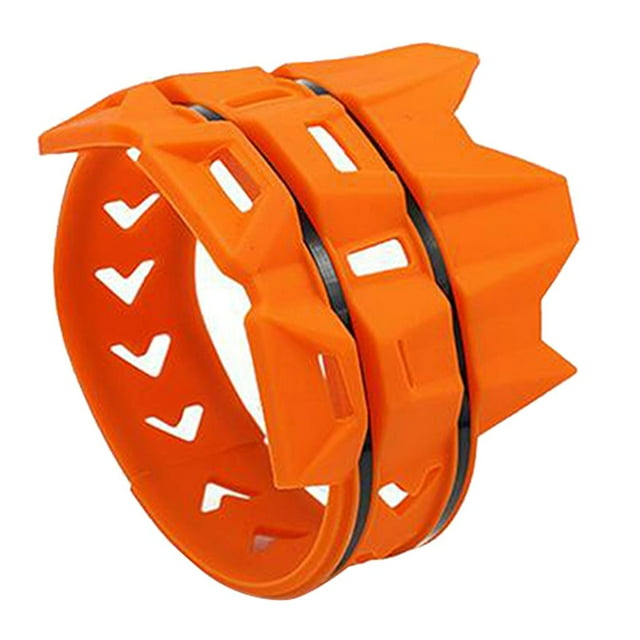 Silenciador de universal para motocicleta, de silenciador, cubierta a resistente al calor, naranja, 38,,5x11 cm Macarena protector de escape de motocicleta