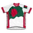 thumbnail image 1 of Bangladesh Flag Short Sleeve Cycling Jersey  for Women - Size M, 1 of 3