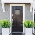 thumbnail image 4 of Artificial Grasses 12 Bundles Outdoor UV Resistant Fake Grass No Fade Faux Plastic Plants Garden Window Box Decorating(Green Grass), 4 of 5
