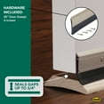 thumbnail image 4 of M-D Building Products 48996 36 in. Satin Nickel Aluminum and Vinyl Heavy-duty Screw-on Door Sweep, 4 of 9