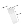 thumbnail image 2 of UPOUART 100pcs Empty Sample Bottles Transparent PP for Home Use and Travel, 2 of 8