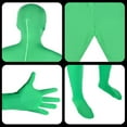 thumbnail image 5 of Andoer Full Body Photography Chromakey Green Suit Unisex Adult Green Bodysuit Stretch Costume for Photo Video Special Effect Festival Carnival, 180cm71in Height, 5 of 6
