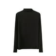 thumbnail image 2 of Aloohaidyvio Clearance Womens Long Sleeve Shirts Loose Fitted Crewneck Basic Tops Casual Outfits Fall Clothes 2024, 2 of 6