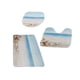 thumbnail image 5 of Juego de alfombras de baño, alfombra de baño, antideslizante, lavable, funda para asiento de inodoro, práctica alfombra de baño absorbente de 3 C BLESIY Alfombra de baño, 5 of 8