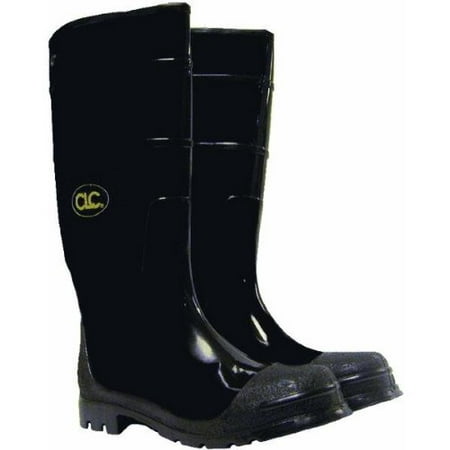 CLC Work Gear R23010 Size 10 Black PVC Rain Boot, Keep Feet Dry in Wet Weather Projects By C.R.