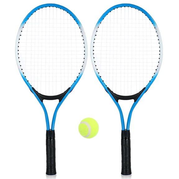 2Pcs Tennis Racket String Tennis Racquets with 1 Tennis Ball and Cover Bag