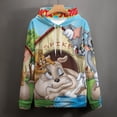 thumbnail image 4 of Tom And Jerry Mens Womens Novelty Hoodie 3D Print Pullover Hooded Long Sleeve Sweatshirts Tops Blouse with Pocket, 4 of 8
