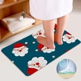 thumbnail image 4 of GZHJMY Bathroom Mat set of 3， Santa Claus and Star Seamless 3 Pieces Bath Mats Set for Bathroom, Vintage Style Non-Slip Washable Cover Floor Rug Decorations for Kitchen Bathroom Bedroom, 4 of 6