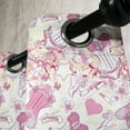 thumbnail image 3 of Ambesonne Fashion Grommet Curtain, Vintage and Feminine, 50" x 108", Beige and Pink, 3 of 6