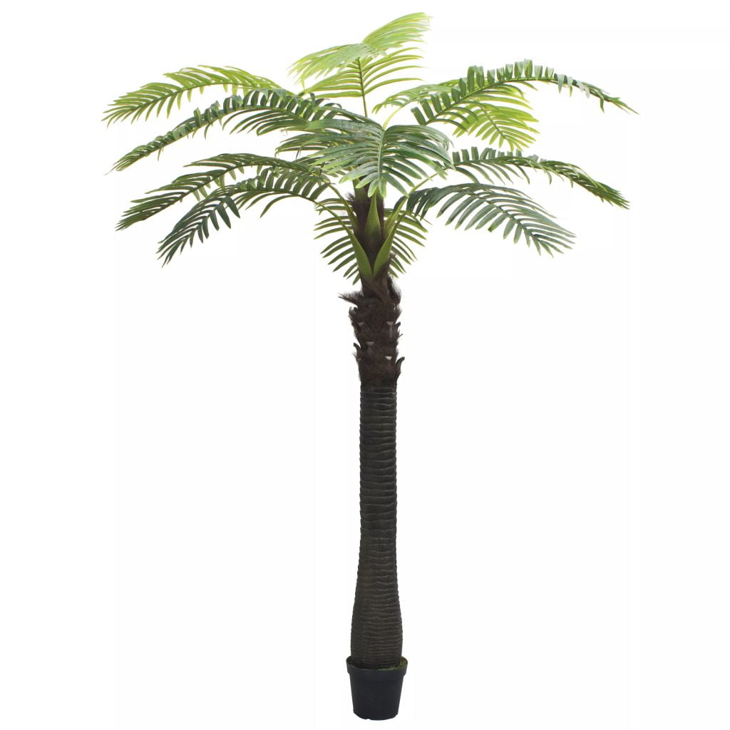 Kepooman 122" Fake Plants Palm Tree Greenery with Pot for Home Office, Green